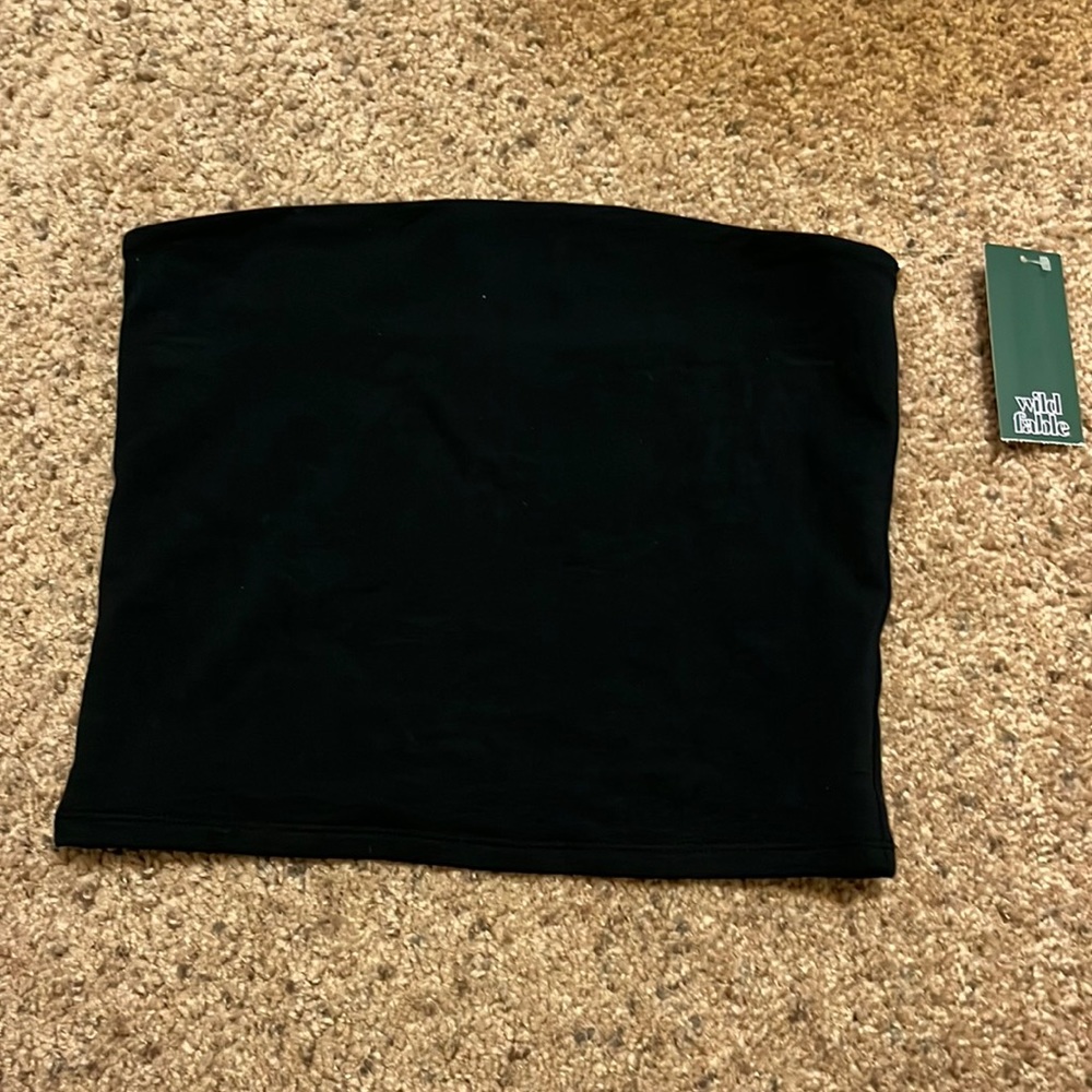 Black tube top super soft!
